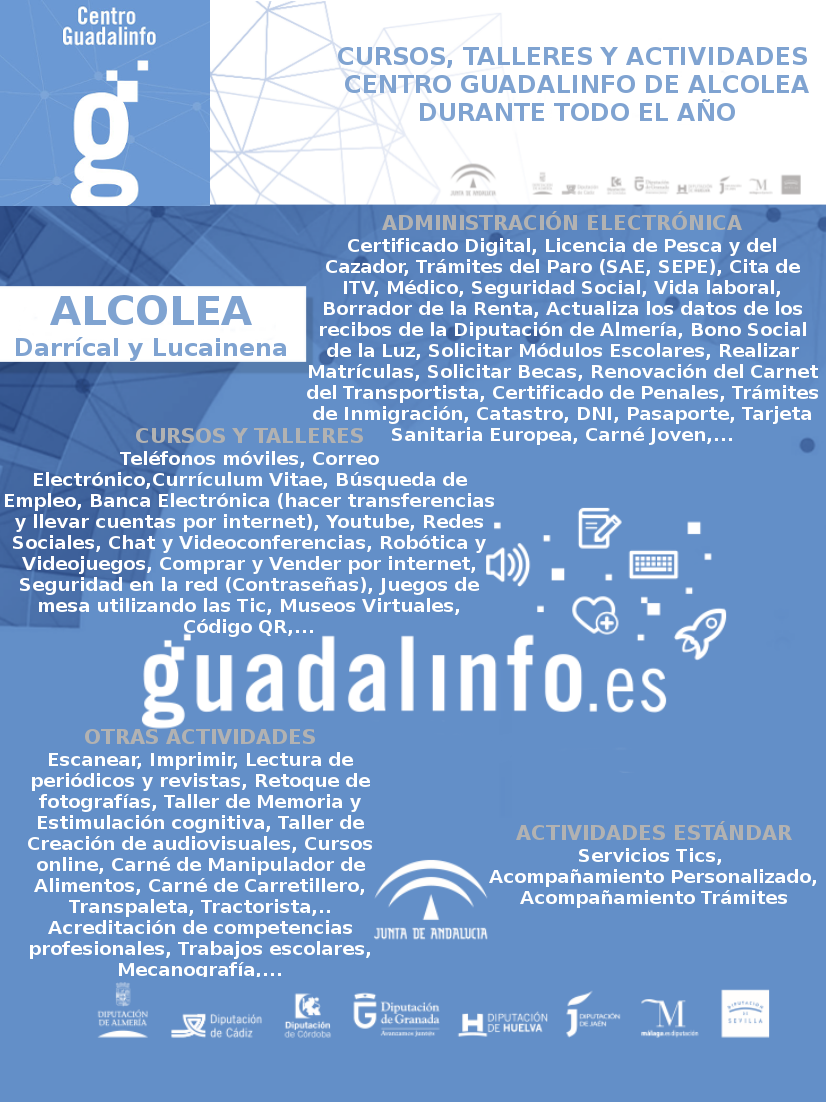 Página del Centro Guadalinfo de Alcolea